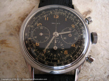 Load image into Gallery viewer, Rare All Original Gallet MultiChron 12 'Jim Clark' Black Military-Style Dial Chronograph, Manual, Huge 38mm