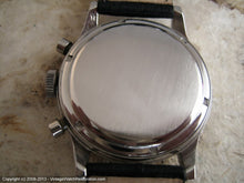 Load image into Gallery viewer, Rare All Original Gallet MultiChron 12 'Jim Clark' Black Military-Style Dial Chronograph, Manual, Huge 38mm