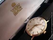 Load image into Gallery viewer, Garrard 9K Gold Stunner with Date at Six and Original Box, Automatic, Large 34mm