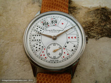 Load image into Gallery viewer, Girard-Perregaux Unusual Playing Card Dial Design, Manual, Huge 38mm