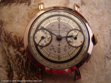 Load image into Gallery viewer, Epic Girard-Perregaux 18K Red Gold Chronograph Telemetre Scale, Manual, Huge 37mm