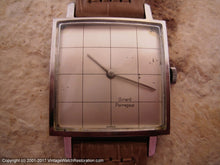 Load image into Gallery viewer, Square Girard-Perregaux with Checkered Line Pattern Dial , Manual, 29x29mm