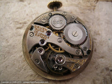 Load image into Gallery viewer, A Real Stunner. Square Stainless and Gold Gruen with Enamel Inlay, Manual, 29x29mm