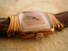 Load image into Gallery viewer, Copper Gruen Veri-Thin Gem with Deco Lugs, Manual, 26x35.5mm