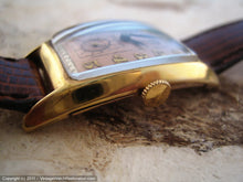 Load image into Gallery viewer, Gruen Cal 440 Curvex Two Tone Salmon Dial, Manual, 22.5x40.5mm