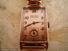 Load image into Gallery viewer, Salmon Dial Gruen Precision Tank, Manual, 20.5x37mm