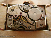 Load image into Gallery viewer, Salmon Dial Gruen Precision Tank, Manual, 20.5x37mm