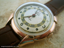 Load image into Gallery viewer, Gruen Two-tone Dial with 24-hour Markers in Art Deco Rose Gold Case, Manual, 32mm