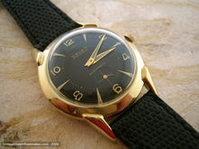 Load image into Gallery viewer, Large Stylized Black Dial Gruen, Automatic, Large 35mm