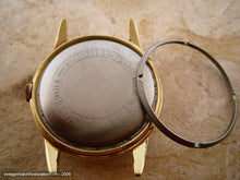 Load image into Gallery viewer, Large Stylized Black Dial Gruen, Automatic, Large 35mm