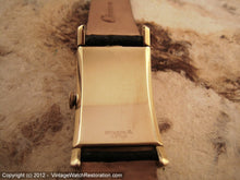 Load image into Gallery viewer, Stunning Two-Tone Gray and Light Gray Gruen in Seriously Curvex Case, Manual, 22.5x43.5mm