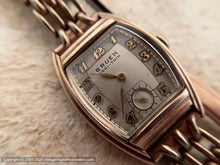 Load image into Gallery viewer, Gruen Veri-Thin Rose Gold Tonneau Case and Original Mesh Bracelet, Manual, 26x36mm