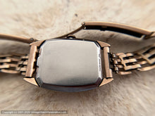 Load image into Gallery viewer, Gruen Veri-Thin Rose Gold Tonneau Case and Original Mesh Bracelet, Manual, 26x36mm