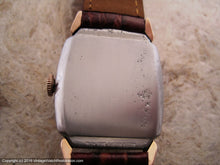 Load image into Gallery viewer, Gruen Precision Copper Dial with Coppery Red-Gold Filled Barrel Case, Manual, 26x36mm