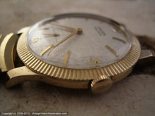 Load image into Gallery viewer, Delicately Textured Ivory Dial NOS Gruen with Original Box, Manual, Large 35mm