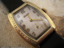 Load image into Gallery viewer, Gruen Decorative Gold Plated Tonneau Case, Manual, 25.5x36.5mm