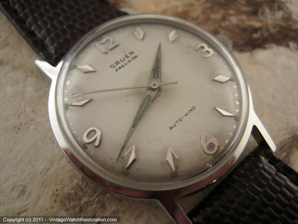 Gruen Precision Autowind with Attractively Designed Original Dial
