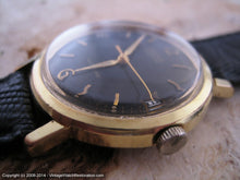 Load image into Gallery viewer, Fabulous Black Dial Gruen Precision with Date, Automatic, Large 34mm