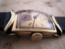 Load image into Gallery viewer, Gruen 'Veri-Thin' Copper and Gold Roman Dial with Ribbon Style Case, Manual, 23x33.4mm