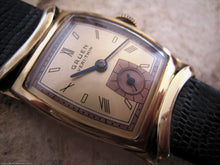 Load image into Gallery viewer, Gruen 'Veri-Thin' Copper and Gold Roman Dial with Ribbon Style Case, Manual, 23x33.4mm