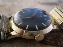 Load image into Gallery viewer, Handsome Black Dial Gruen with Red Second Sweep Hand, with Box, Automatic, 32mm