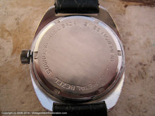 Load image into Gallery viewer, Gruen Guildcraft Divers Style Black Dial, Manual, Very Large 36.5mm
