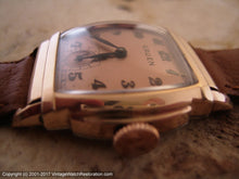 Load image into Gallery viewer, Gruen Salmon Dial Deco Case, Manual, 28x35mm
