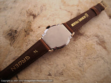 Load image into Gallery viewer, Gruen Salmon Dial Deco Case, Manual, 28x35mm