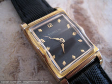 Load image into Gallery viewer, Gubelin Black Dial Splendor with Wave Case and Crystal, Manual, 22x35mm