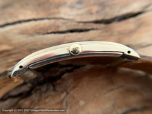 Load image into Gallery viewer, Gruen Precision Curvex Two Tone Dial in Elongated Case and Original Box, Manual, 20x46mm