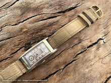 Load image into Gallery viewer, Gruen Precision Curvex Two Tone Dial in Elongated Case and Original Box, Manual, 20x46mm