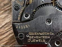 Load image into Gallery viewer, Gruen Precision Curvex Two Tone Dial in Elongated Case and Original Box, Manual, 20x46mm