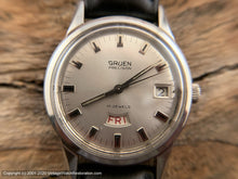 Load image into Gallery viewer, Gruen Precision Silver Dial Date and Day, Manual, 35mm