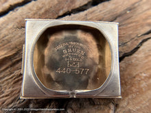 Load image into Gallery viewer, Gruen 14K Gold Curvex Precision Geometric Deco Lugs, Beveled Crystal, Manual, 23x41.5mm
