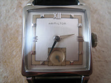 Load image into Gallery viewer, Stunning Square Hamilton 'Ryan', Manual, 25x38mm