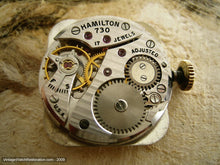 Load image into Gallery viewer, Hamilton "Fulton" Gold Square - A Little Gem, Manual, 26.5x37mm