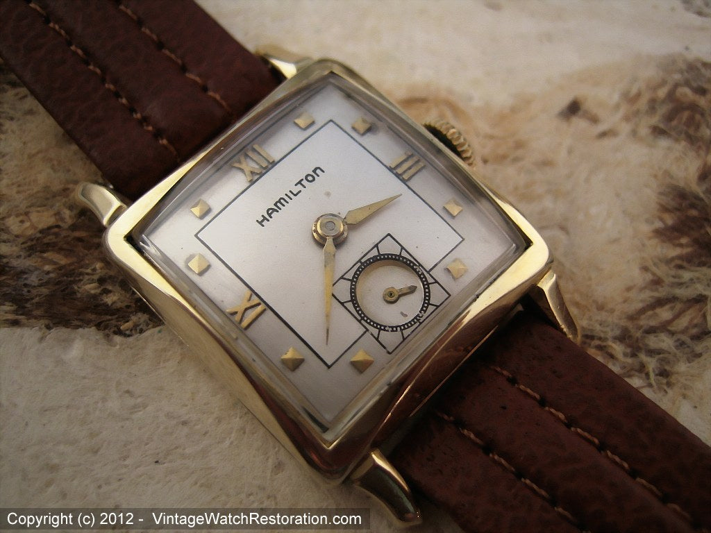 Hamilton 'Ryan' with Two-Tone Dial, Manual, 25x38mm – Vintage