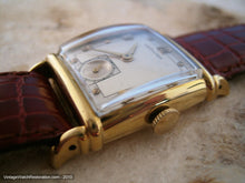 Load image into Gallery viewer, Hamilton 'Kennett’ 2-Tone Gem with Raised Numbers, Manual, 23.5x38mm