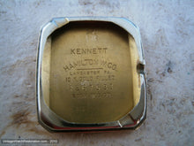 Load image into Gallery viewer, Hamilton 'Kennett’ 2-Tone Gem with Raised Numbers, Manual, 23.5x38mm