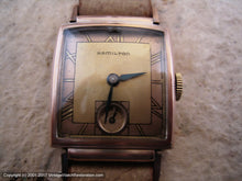Load image into Gallery viewer, Hamilton Two-Tone Roman Dial in Rose Gold Case, Manual, 24x37.5mm