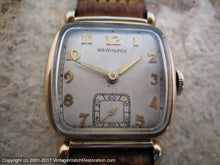 Load image into Gallery viewer, Hamilton ‘Martin’ c.1939 Square Tonneau with Signed Pigskin Strap, Manual, 27x34.5mm