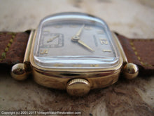 Load image into Gallery viewer, Hamilton ‘Martin’ c.1939 Square Tonneau with Signed Pigskin Strap, Manual, 27x34.5mm