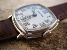 Load image into Gallery viewer, Hamilton Silver Dial Square Barrel Beauty, Manual, 29.5x32.5mm