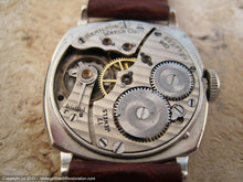 Load image into Gallery viewer, Hamilton Silver Dial Square Barrel Beauty, Manual, 29.5x32.5mm