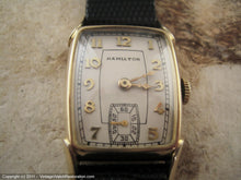 Load image into Gallery viewer, Hamilton 'Jeffrey' Gem Tank-Shaped Case, Manual, 23x37mm