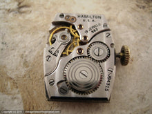 Load image into Gallery viewer, Hamilton 'Jeffrey' Gem Tank-Shaped Case, Manual, 23x37mm