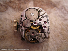 Load image into Gallery viewer, Hamilton 14K Gold Case with Mesh Gold Filled Bracelet, Ladies, Manual, 15x30mm