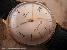 Load image into Gallery viewer, Perfect Silver Dial Hamilton Thin-O-Matic with Date, Automatic, Large 34mm