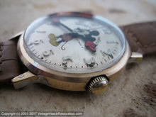 Load image into Gallery viewer, Large Size Helbros Mickey Mouse, Manual, Large 34mm