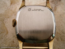 Load image into Gallery viewer, Mint NOS Helbros Tonneau Square in Original Box, Manual, 28x37mm